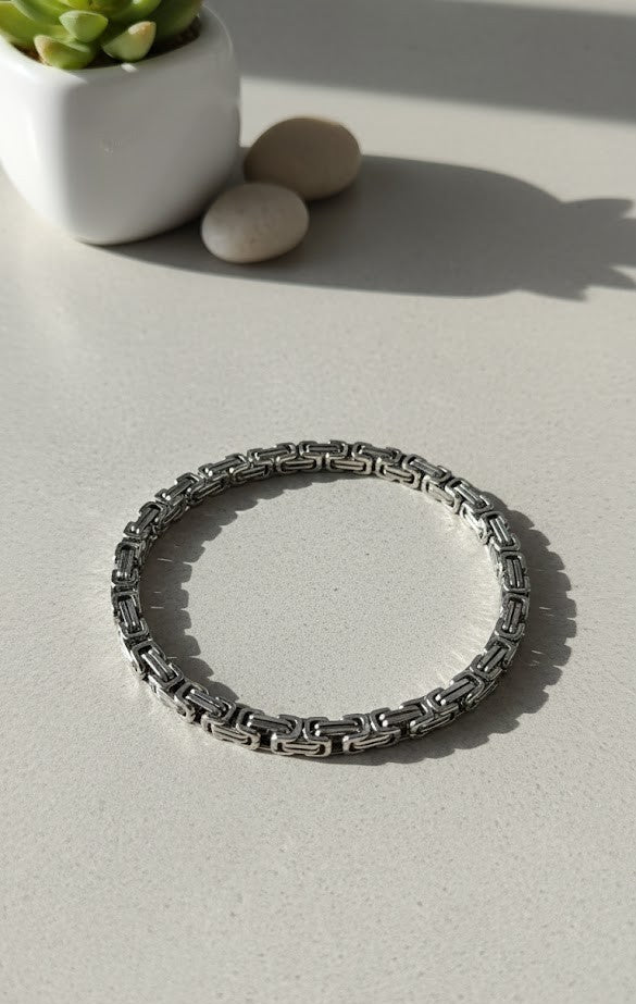 KRAL ZİNCİR SİLVER BİLEKLİK